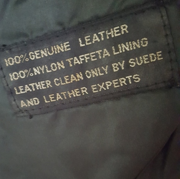 🚫SOLD🚫 80s Leather Jacket Moto Biker Motorcycle - Picture 7 of 8